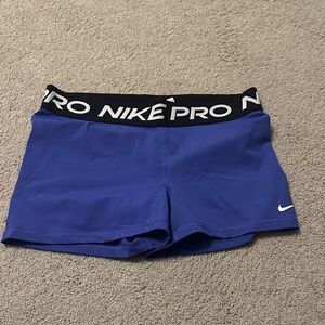 Nike Pro Royal Blue Training Shorts